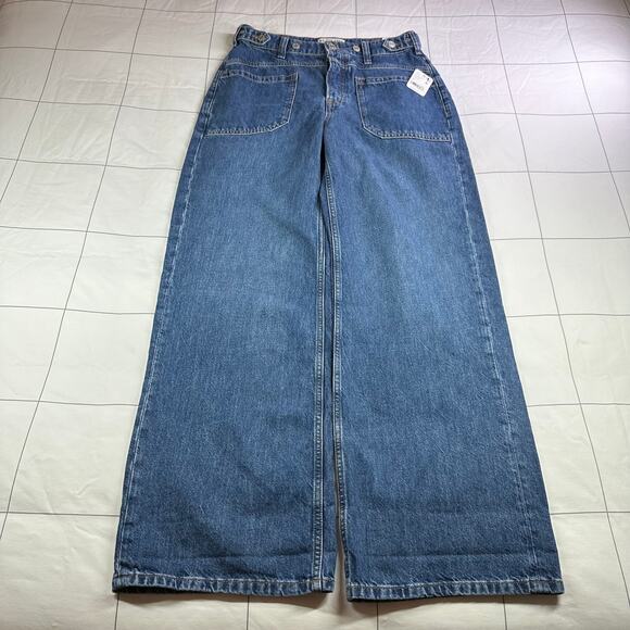 We The Free Palmer Cuffed Jeans Tunnel Vision Size 27 - Picture 3 of 15